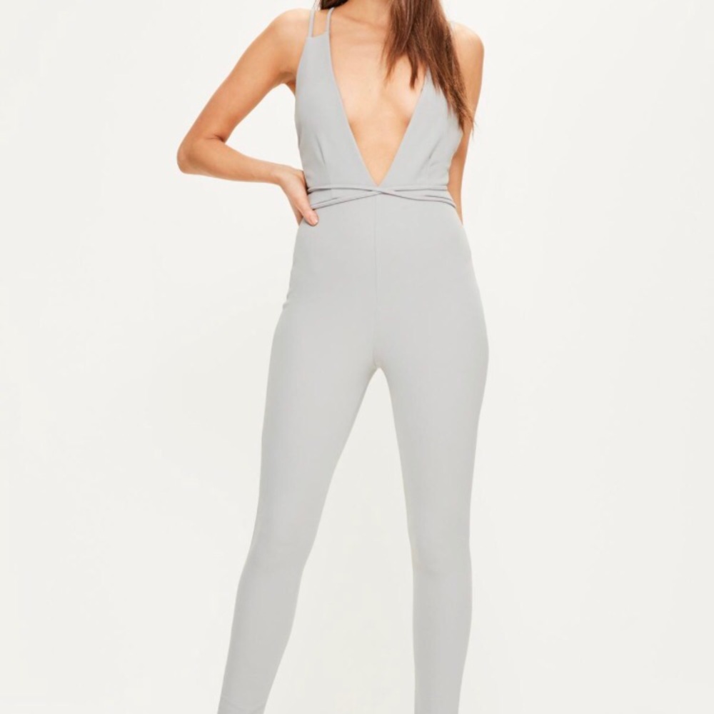 Missguided crepe jumpsuit
